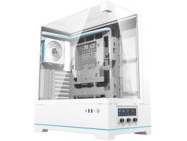 Darkflash DY450 PRO számítógépház + 1 ventilátor (fehér) (DY450 PRO WHITE)